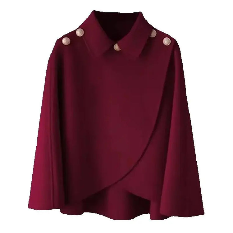 Women's Woolen Shaw Coat 2025 Autumn Winter Korean Version Short Ladies Jacket Temperament Elegant Femme Woolen Outerwear