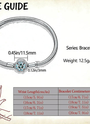 Nuova Serie di Bracciali a Osso di Serpente in Argento Puro 925% con Charm 'Amore Eterno' e Catena di Sicurezza, Gioielli da Donna PlatiNum