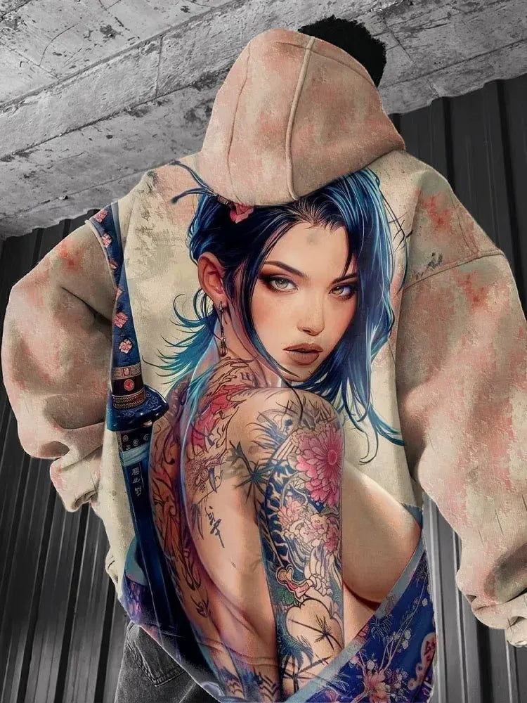 Anime Character 3d Print Hoodies Men Women Fashion Hoodies Sweatshit Sexy Girls Coats Women Sweats Womens Clothing Oversized New