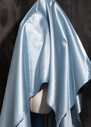 Tessuto Satinato Liquido Lucido di Lusso Riflettente Effetto Galassia per Abiti da Sposa e Design di Abiti alla Moda