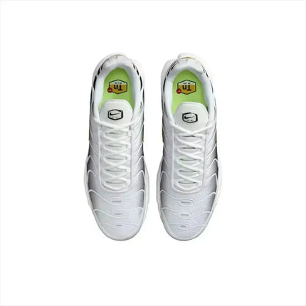 Nike Air Max Plus TN Men White Black Volt Fresh Street Style Air Cushion Daily Commuting Jogging Running Shoes DM0032-103