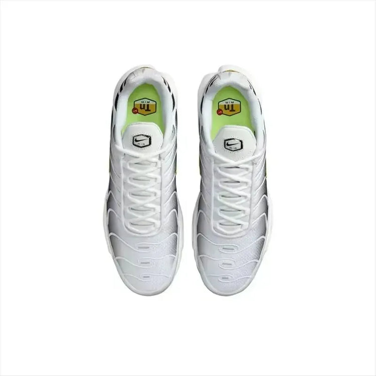 Nike Air Max Plus TN Men White Black Volt Fresh Street Style Air Cushion Daily Commuting Jogging Running Shoes DM0032-103