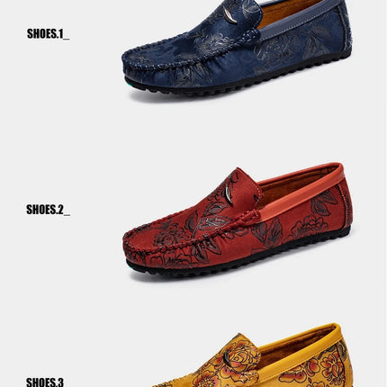 Scarpe da uomo in pelle rosa Designer di lusso Mocassini da uomo casual Mocassini da uomo Traspirante Slip On Flats Guida Zapatillas Hombre