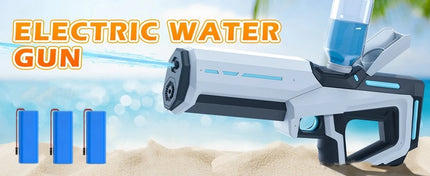 Pistole ad Acqua Elettriche per Adulti, Potenti Spruzzi Automatici, Pistole ad Acqua con Serbatoio, Giocattolo Estivo per Bambini e Ragazzi
