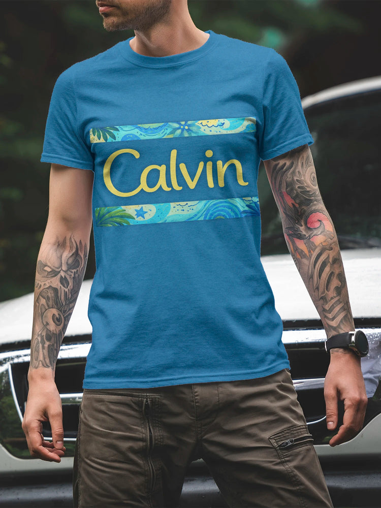 T-Shirt da Uomo alla Moda con Stampa 3D, Girocollo a Maniche Corte, T-Shirt Estiva Casual, in Fibra di Poliestere, Vestibilità Regolare