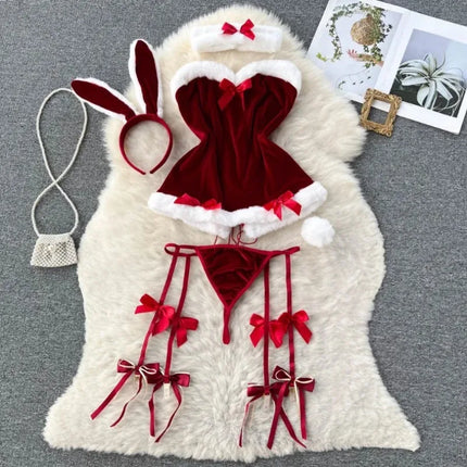 Women's Bras Women's Underwear Sets Sexy Lingerie Outfit Bra and Panty Set Woman Clothes Attractive Chest Suspenders Below Sex
