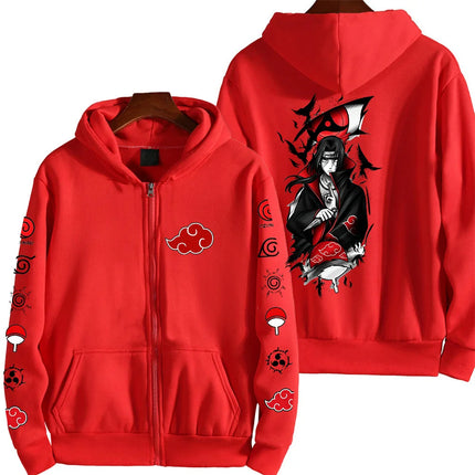 Naruto Uchiha Itachi Japanese anime 2026 new fashion Harajuku men's trendy casual sportswear men's couple style Coat