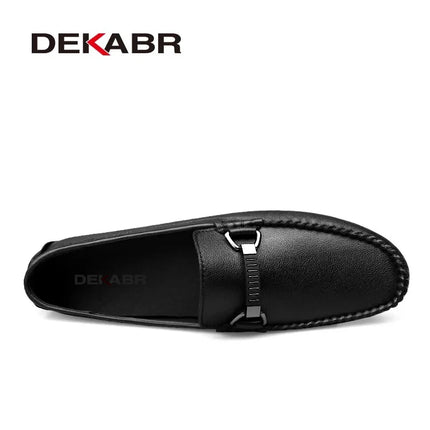 DEKABR Mocassini estivi Uomo Mocassini di marca di lusso Scarpe da uomo Mocassini in pelle Scarpe Slip on Mocassini da lavoro antiscivolo per uomo