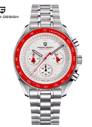 Nuovo Orologio da Uomo PAGANI DESIGN Moon 2026, Orologio al Quarzo di Lusso Dorato per Uomo, Cronografo Sportivo Impermeabile Luminoso con Vetro Zaffiro AR, Lunetta in Ceramica, Acciaio Inossidabile, Regalo per Uomo