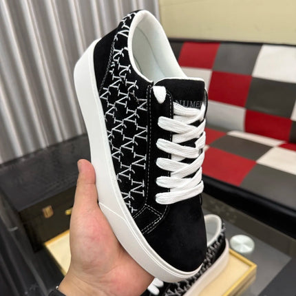 Designer Faithful Low-Top Numeris Sneakers Heightening Casual Sports White Board oes for Couples Lightweight Rubber Outsole