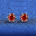 LZ Silver - Red / 0.3ct (4mm) x 2pcs - box