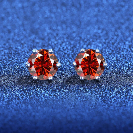 2 certificati GRA orecchini a bottone Moissanite Pass Diamond tester Pen For Men Women 925 Silver 18K Plated Wedding Gemstone platinumshop