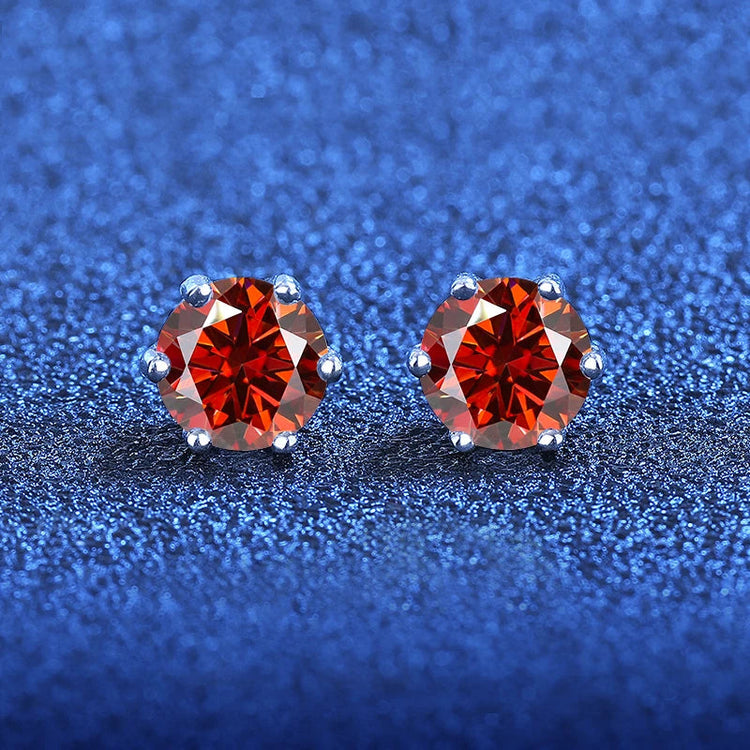2 certificati GRA orecchini a bottone Moissanite Pass Diamond tester Pen For Men Women 925 Silver 18K Plated Wedding Gemstone platinumshop