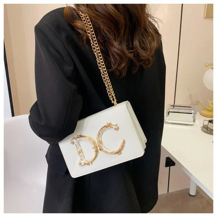 High quality fashionable women's bag hot selling chain bag trendy candy color small square bag for women PlatiNum