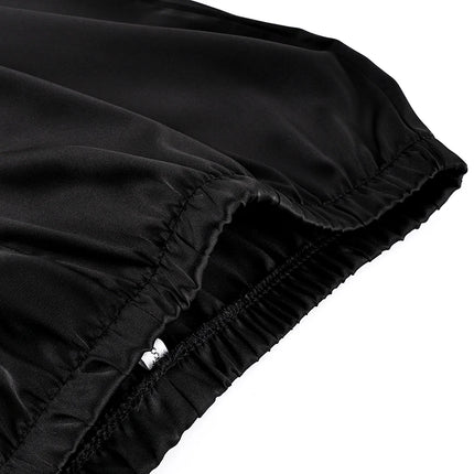 HiLoc Elegante Completo Pigiama in Raso Rosa, Set Primaverile da Casa con Canotta a Spalline Sottili e Pantaloni a Vita Alta, 2 Pezzi, Collezione 2026