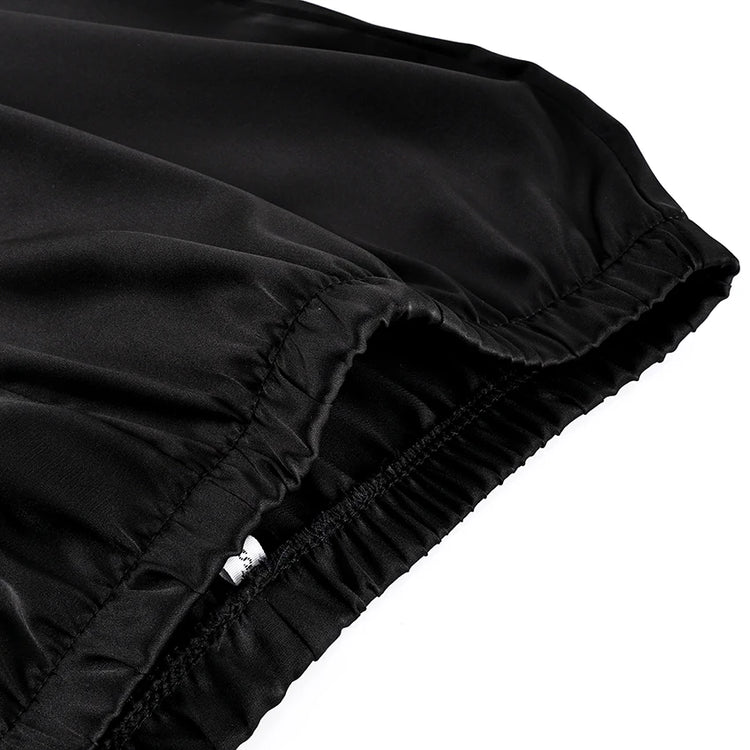 HiLoc Elegante Completo Pigiama in Raso Rosa, Set Primaverile da Casa con Canotta a Spalline Sottili e Pantaloni a Vita Alta, 2 Pezzi, Collezione 2026