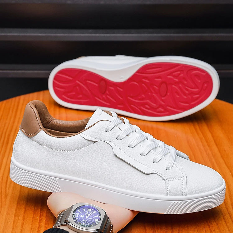 Leather Men's Sports Shoes - Casual Style, Breathable Men's Shoes, Anti-slip and Comfortable, Men's Casual Sneakers
