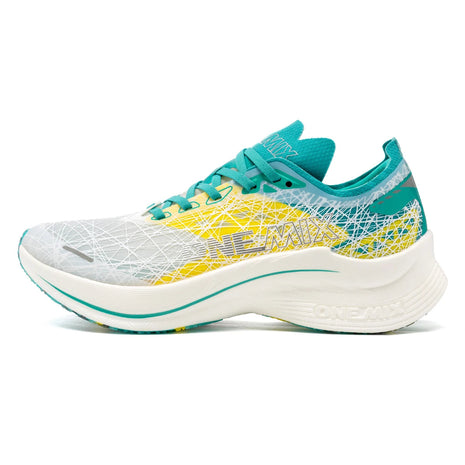 ONEMIX Marathon Scarpe da corsa con piastra in carbonio Assorbimento degli urti Scarpe sportive ultraleggere Tecnologia di rimbalzo Sneakers da uomo all'aperto PlatiNum