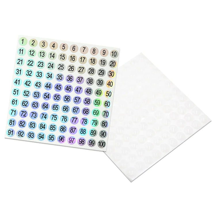 1 500 Number Stickers Self Adhesive Labels for Nail Art Storage Organizing DIY Craft Marking Manicure Tool Kit 2027