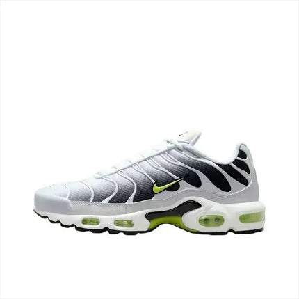 Nike Air Max Plus TN Men White Black Volt Fresh Street Style Air Cushion Daily Commuting Jogging Running Shoes DM0032-103