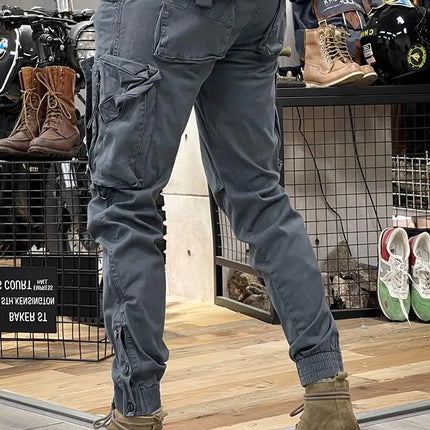 2025 New Men's Cargo Pants Tactical Military Work Pants Outdoor Jogger Casual Trousers Straight Leg Spring Autumn Utility Pants