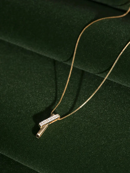 1 pz semplice personalità linee geometriche anello misterioso ad incastro matrimonio festa di compleanno proposta regalo collana catena clavicola