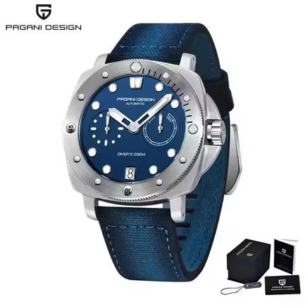 Orologi da Polso Meccanici PAGANI DESIGN con Vetro Zaffiro e Rivestimento AR, Orologio di Lusso da Uomo, Movimento CAL.2C10
