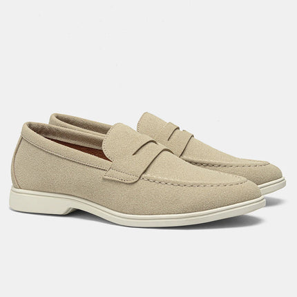 Mocassini da Uomo Comodi e Traspiranti, Scarpe in Pelle Estive alla Moda