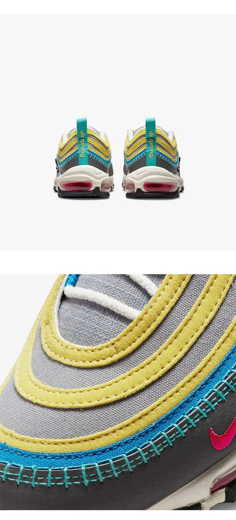 Scarpe da corsa sportive unisex Nike originali AIR MAX 97 SE DH4759-001