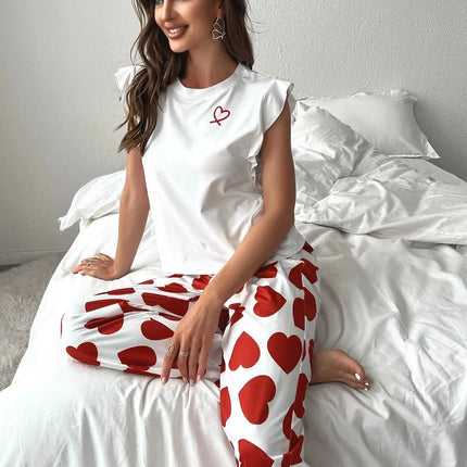 Pigiama estivo Set Pantaloni estivi da donna Set Pijama Pigiama da donna Indumenti da notte Donna che dorme Biancheria intima da notte sexy