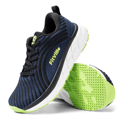 FitVille Wide Toe Box Shoes For Women Breathable Wide Fit Running Shoe Lightweight for Swollen Feet with Cushioned Relief Pain PlatiNum