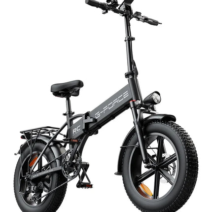 Bicicletta Elettrica Pieghevole G-FORCE RC per Adulti, Motore 750W, Batteria 48V 15AH, Pneumatici Fat da 20 Pollici, Bici Elettrica Urbana