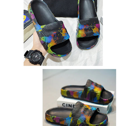 Scarpe estive da uomo Pantofole da spiaggia Scivoli antiscivolo in EVA all'aperto Moda donna Appartamenti Infradito Sandali casual Casa di lusso