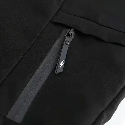 2026 Spring/Summer New Men's Casual Jacket, Outdoor Windproof and Waterproof Design, Hooded Long Sleeve Zipper Sports Jacket