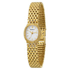 BERNY Orologio al quarzo da donna Cinturino in acciaio inossidabile dorato Orologio da polso ellittico di lusso Orologio da donna semplice retrò impermeabile platinumshop