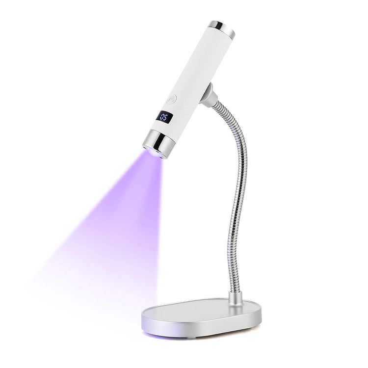 Wireless Mini UV LED Nail Lamp Rechargeable Handheld LED Nail Dryer Smart Sensor Gel Polish Curing Lamp for Manicure Tool Home Salon