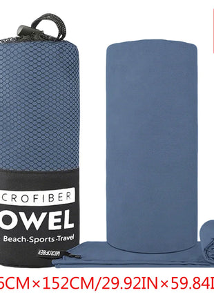 Asciugamano Sportivo ad Asciugatura Rapida Multifunzionale per Viaggi, Nuoto, Yoga, Ultra Morbido, Leggero, Super Assorbente in Microfibra per Palestra