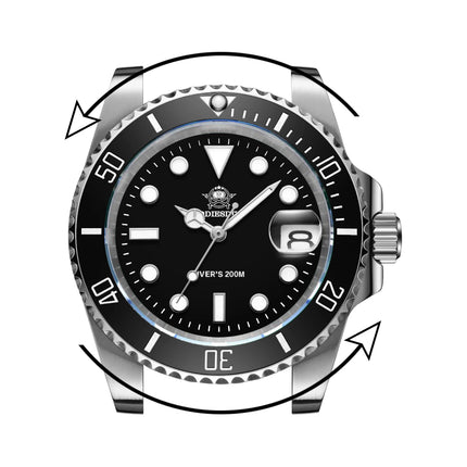 ADDIESDIVE MY-H3-2 Men's Dive Quartz Watch 41mm Fashion Stainless Steel Wristwatch 200M Calendar Display Luminous Watches ForMen
