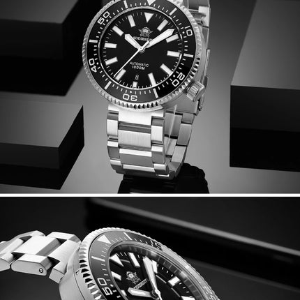 ADDIESDIV2025 New 8215 Movement 200m Waterproof BGW9 Blue Luminous Luxury Diving Automatic Watch Stainless Steel Sapphire AD2523
