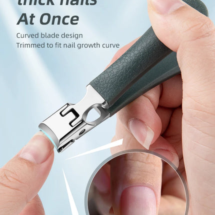 1pcs Clipper For Thick Nails Heavy-Duty Large Jaw Opening Manicure Tools Unisex For Fingernails Toenails Senior Citizen Friendly
