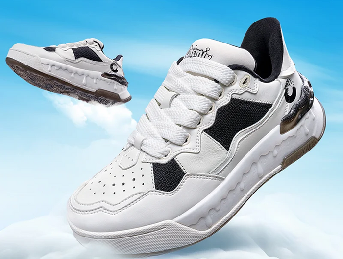 Scarpe da Corsa ONEMIX per Uomo, Tendenza Autunno Inverno, Morbide ed Elastiche con Assorbimento degli Urti, Tomaia in Pelle, Suola Spessa, Stile Sportivo Casual PlatiNum