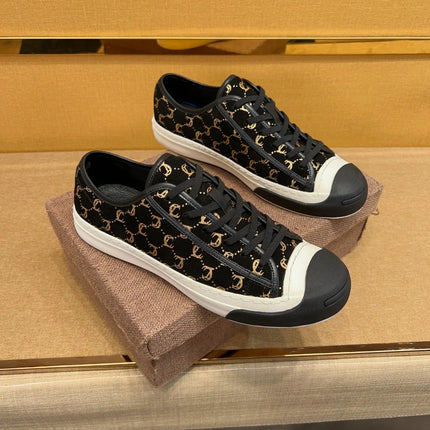 New Genuine Leather Men's Lace-up Type Sports Shoes Fashion Casual Sneaker First Layer Cowhide Running Shoes