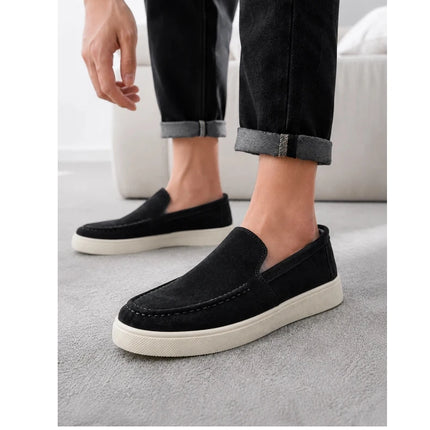 Scarpe casual da uomo estive, comode, con plateau, mocassini di design, traspiranti, slip-on, scarpe da ufficio piatte da uomo