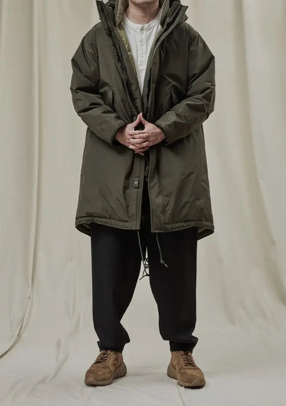 Piumino impermeabile optoelettronico con colla a stampa completa extra lunga Nanamica LongDown