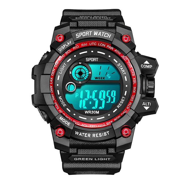 Nuovi uomini LED orologi digitali luminosi moda Sport orologi impermeabili per uomo data esercito orologio militare Relogio Masculino platinumshop