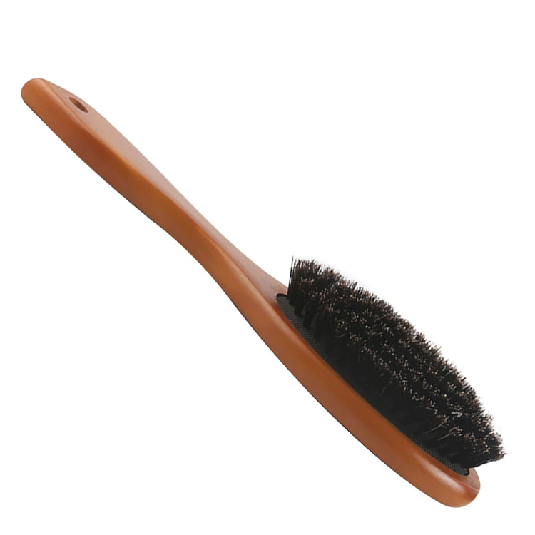 Natural Boar Bristle Brush Comb Anti-Static Oval Hairdressing Hair Styly Comb Wood Woman Hairbrush 2027
