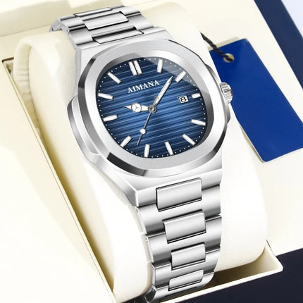 Orologio al Quarzo Ultra-Sottile Impermeabile da Uomo con Calendario, Design Leggero di Alta Gamma per un Look Elegante