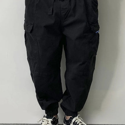 High Quality Cotton Cargo Pants For Men Japanese Streetwear Plus Size Tactical Pants Harajuku Casual Joggers Fashion Trousers