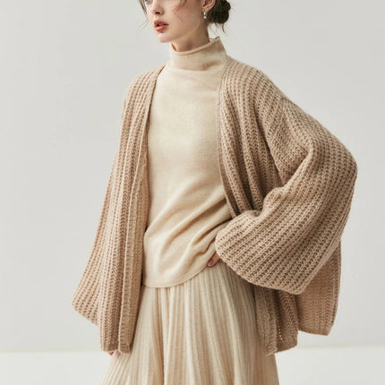 Women 100% Cashmere Skirt High Quality 2026 New Collection Knitwear Spring Winter Korean Popular Skirt Female Pleated Skirt PlatiNum