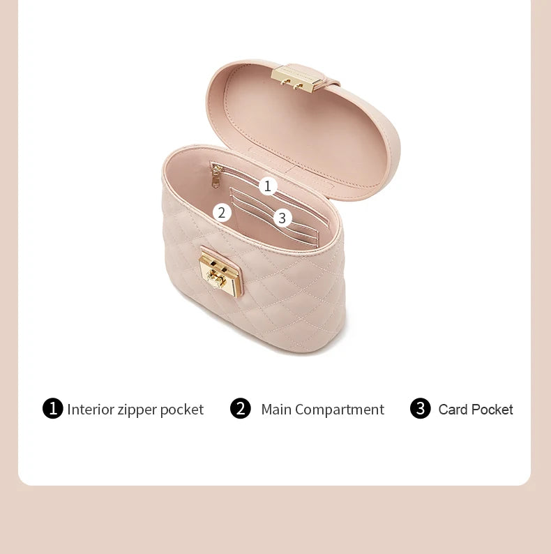 FOXER Split Leather Women's Box Mini Handbag Fashion Brand Crossbody Shoulder Bag Lady Messenger Bag Elegant Small Tote